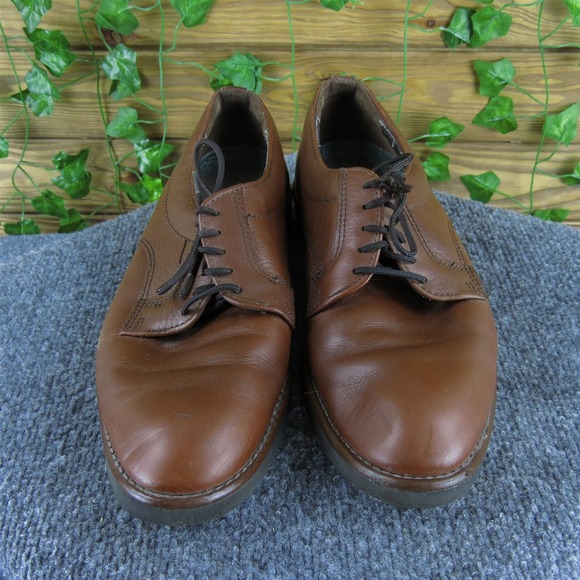 Dexter Men Waterproof USA Derby Oxfords Brown Leather Size 9.5 Gently Used 2025 - Picture 2 of 6